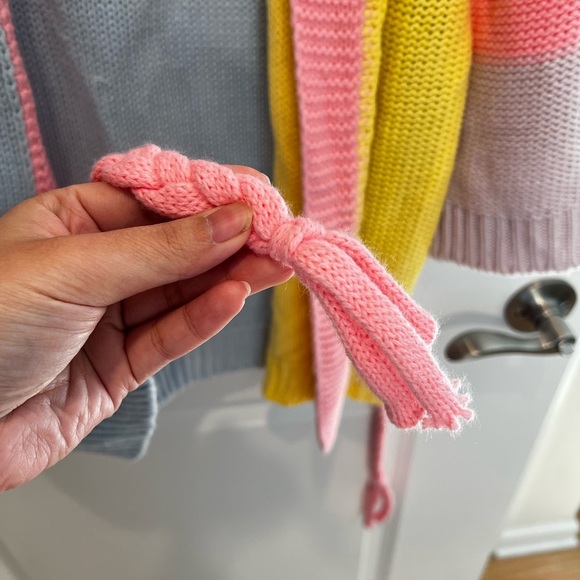 Shein Women's Pastel Colorblock Cardigan Size Large - Picture 11 of 15